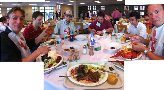 Lobster dinner at the GRC on Vibrational Spectroscopy