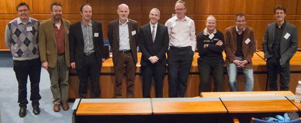  Erik Nibbering (Max Born Institut für Nichtlineare Optik und Kurzzeitspektroskopie, Berlin), Anthony Parker	(Central Laser Facility- STFC RAL), Huib Bakker (AMOLF, Amsterdam), Villy Sundstrom	(Lund University Sweden), David Klug (Imperial College), Klaas Wynne (Glasgow University), Dwayne Miller (University of Toronto), Michael Först (Center for Free Electron Laser Science, Hamburg), and John Tisch (Imperial). UCP 2011