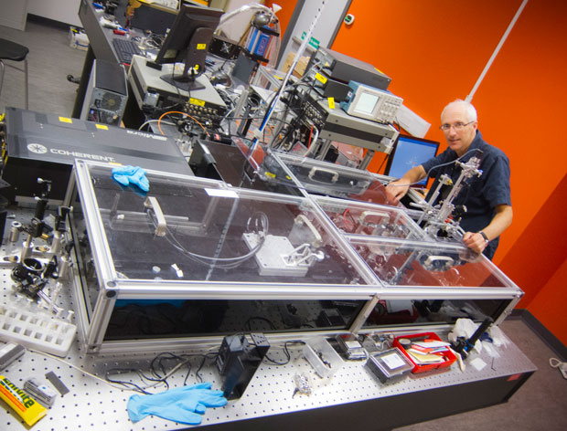 Orange laser lab