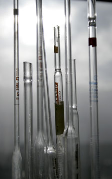 Arty glassware